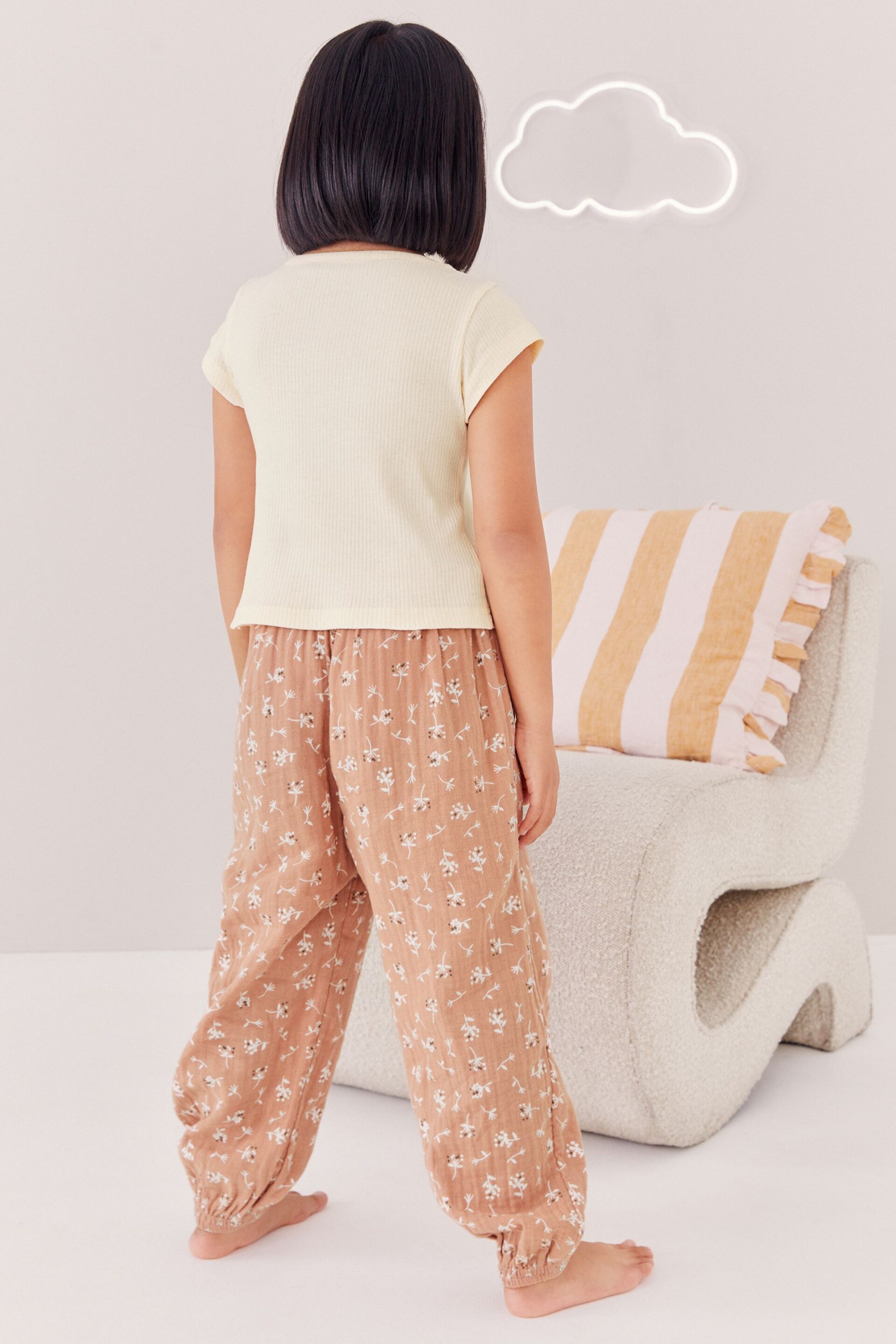 Neutral Jogger Pyjamas (3-16yrs) - Image 3 of 8