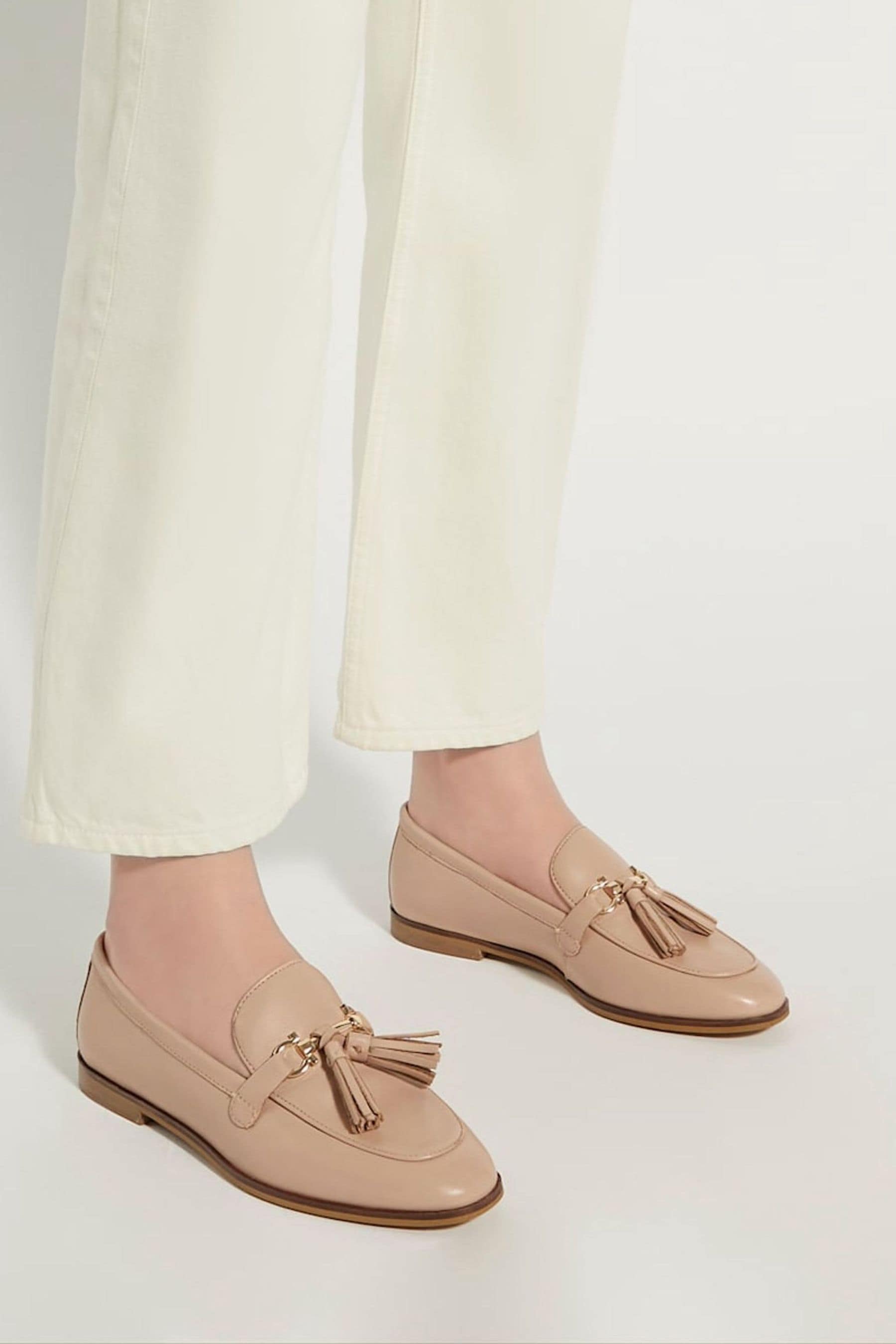 Dune pink loafers cheap