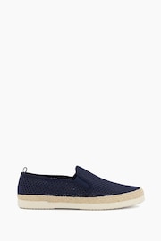 Dune London Blue Fisherr Mesh Espadrilles - Image 3 of 7