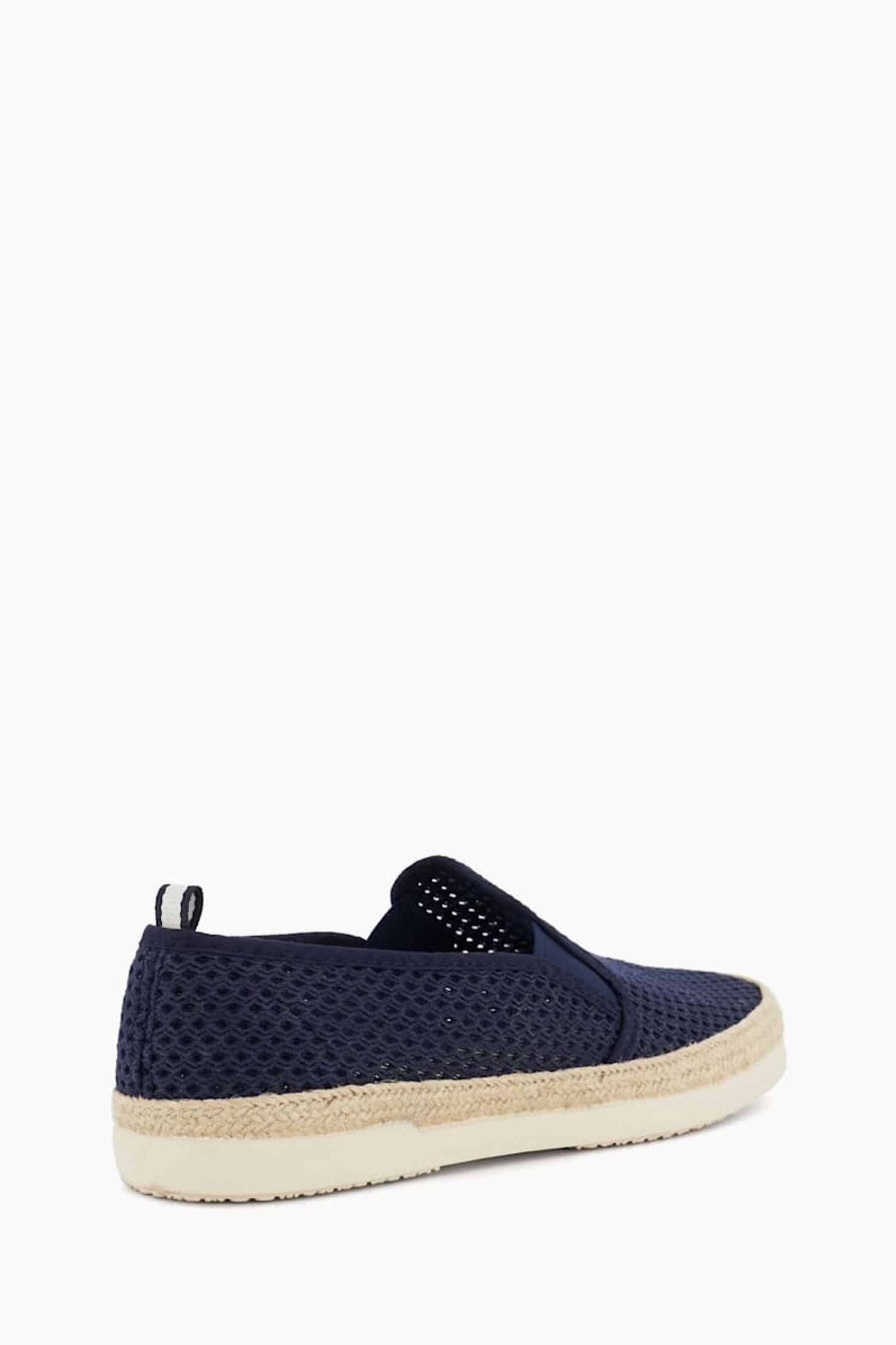 Dune London Blue Fisherr Mesh Espadrilles