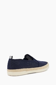 Dune London Blue Fisherr Mesh Espadrilles - Image 6 of 7