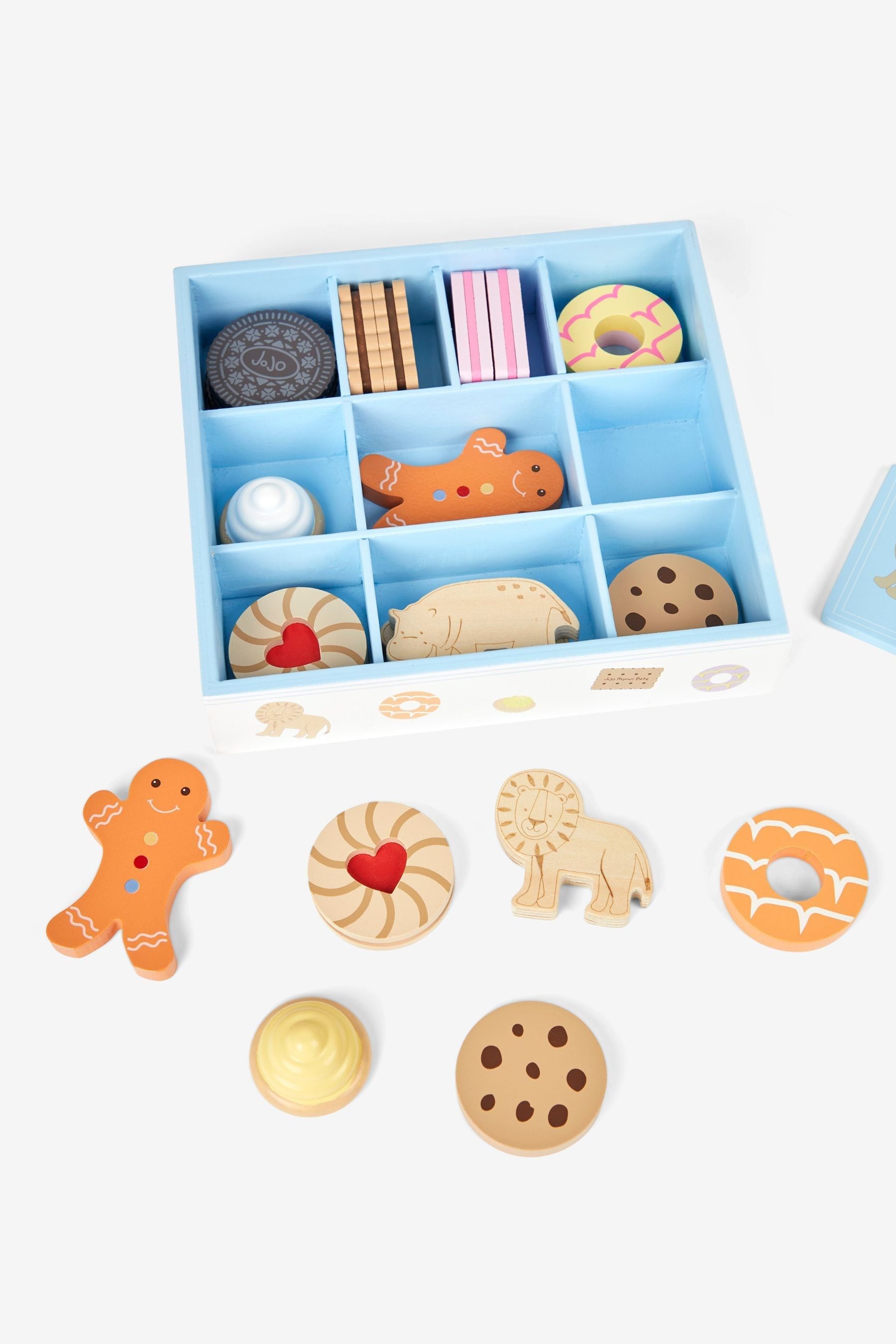 JoJo Maman Bebe Wooden Biscuit Set