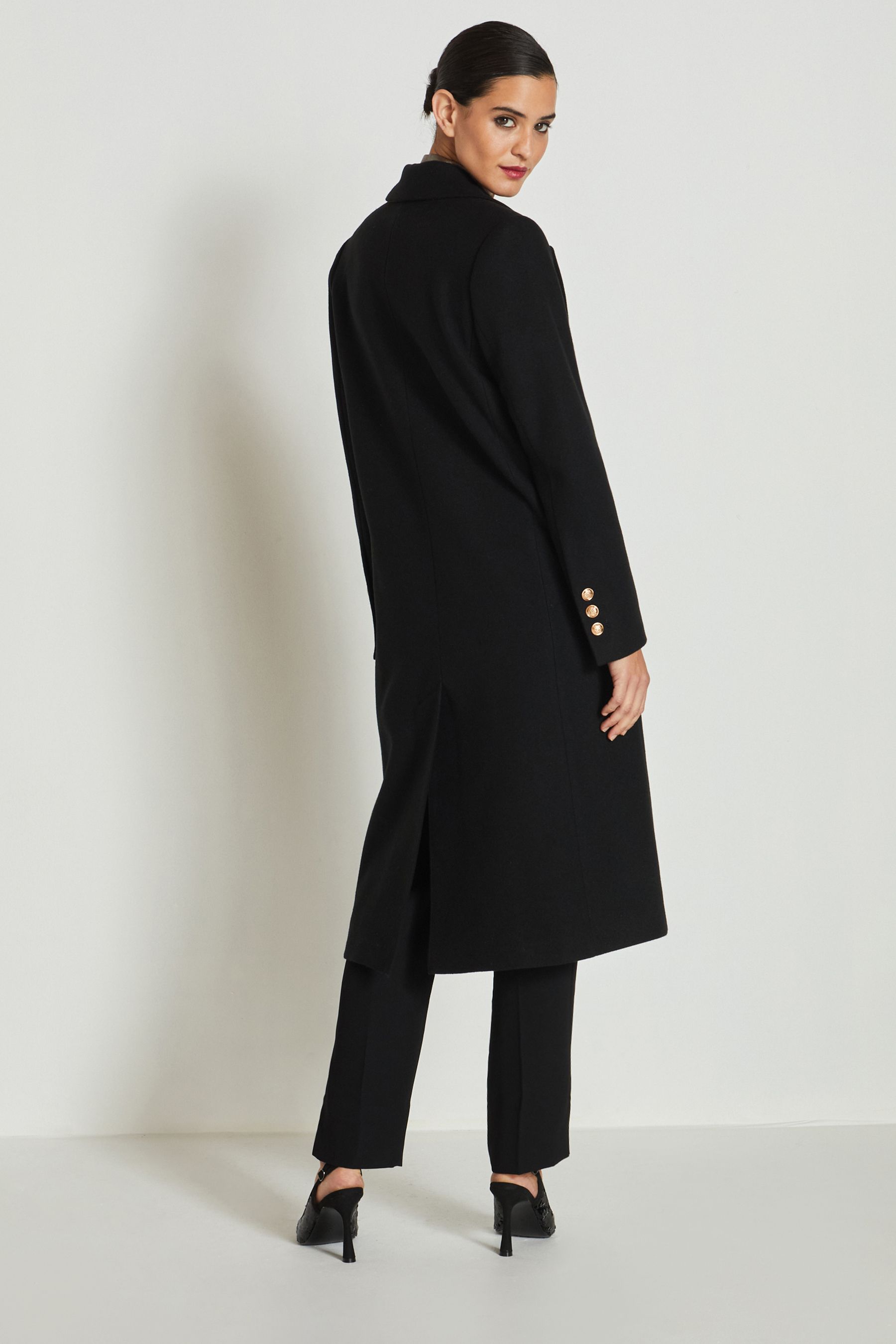 Next grey revere coat discount