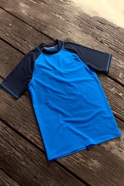 Cobalt Blue Plain Rash Vest - Image 4 of 7