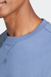 adidas Blue Sportswear ALL SZN T-Shirt - Image 6 of 7