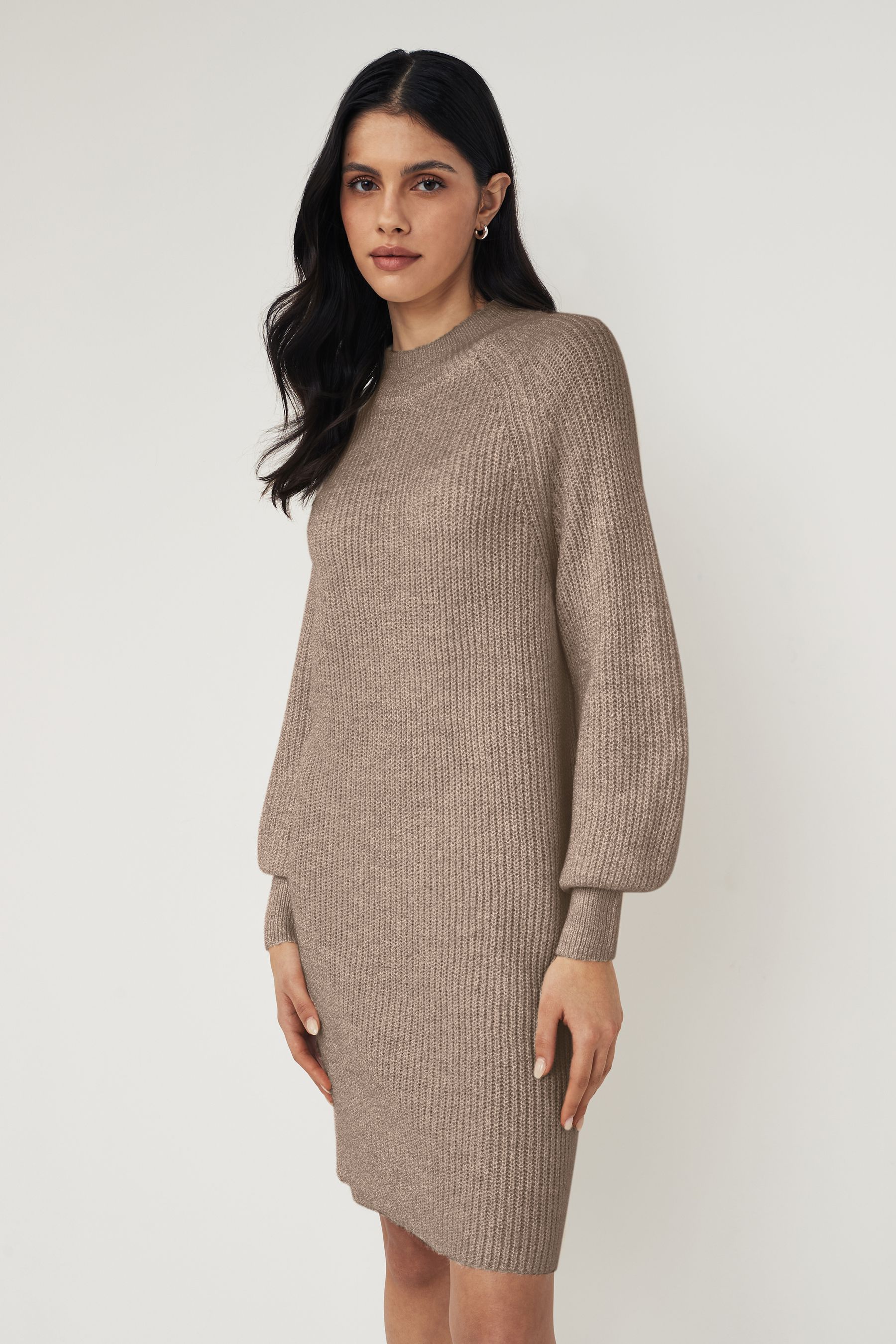 Balloon sleeve jumper dress shop
