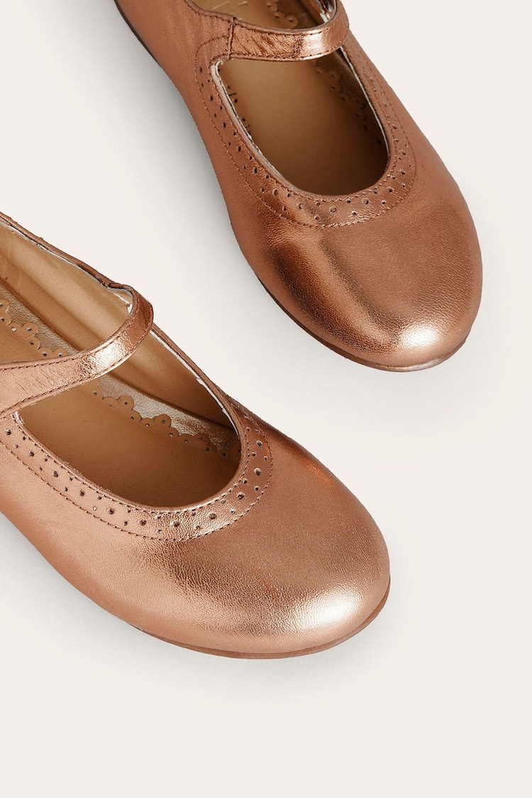 Boden Natural Brown Leather Mary Janes Shoes - Image 3 of 3