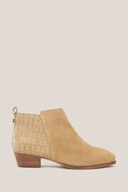 White Stuff Natural Willow Leather Ankle Boots - Image 1 of 3