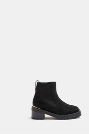 River Island Black Sock Heeled Boots - Image 1 of 4