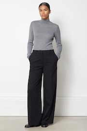 Albaray Wide Leg Black Trousers - Image 1 of 4