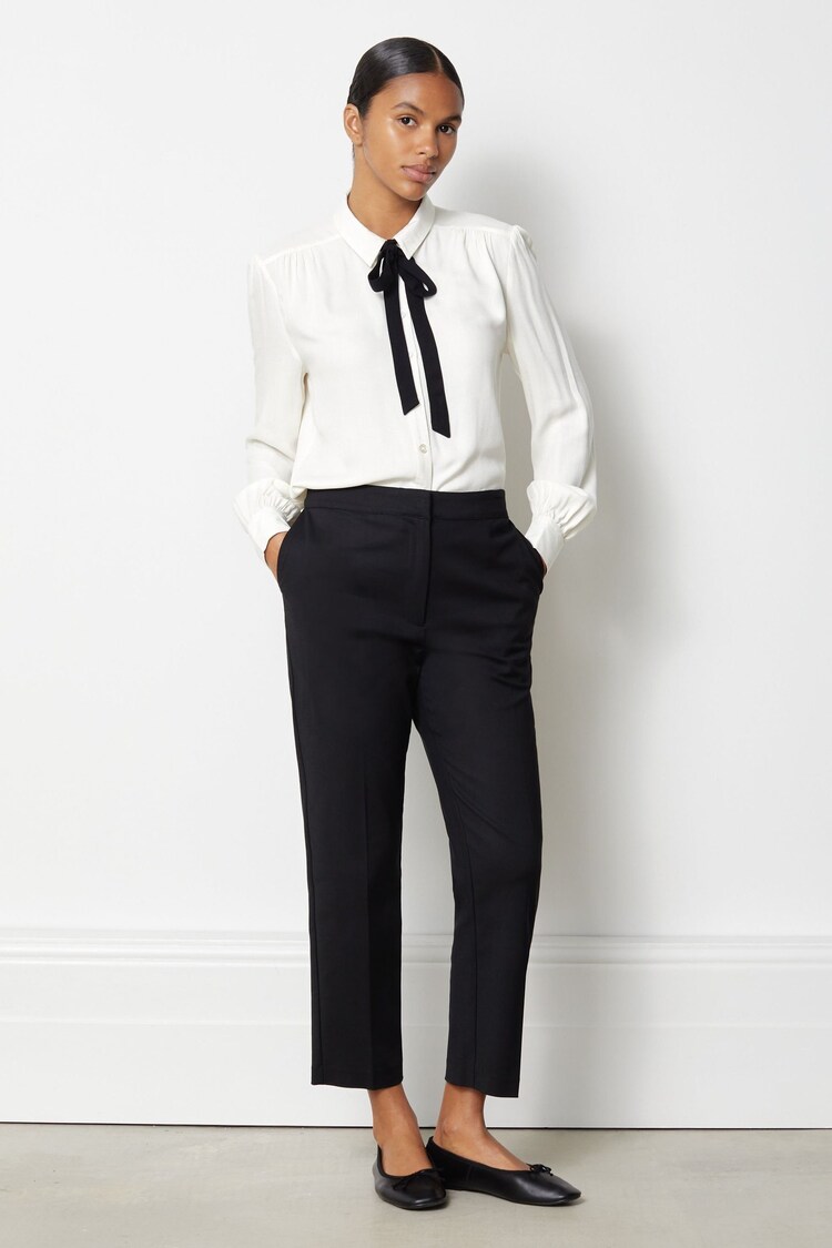 Albaray Slim Leg Black Trousers - Image 2 of 5