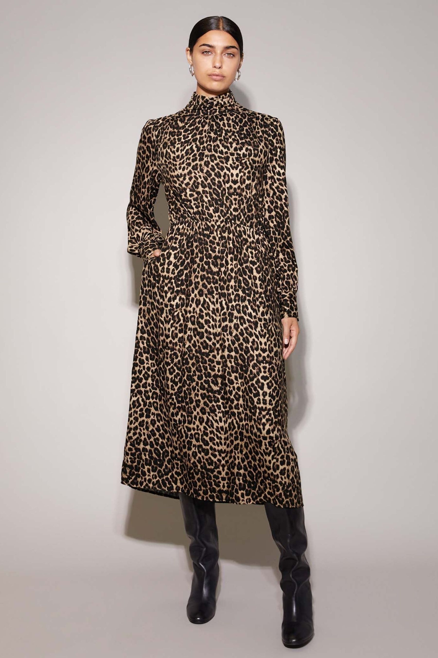 Buy Albaray Animal Print Dress from Next Luxembourg