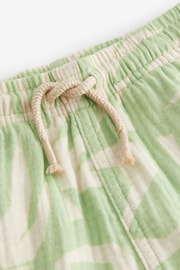 Mint Green Soft Textured Cotton Printed Shorts (3mths-7yrs) - Image 7 of 7