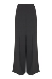 Mint Velvet Black High Rise Wide Trousers - Image 3 of 4