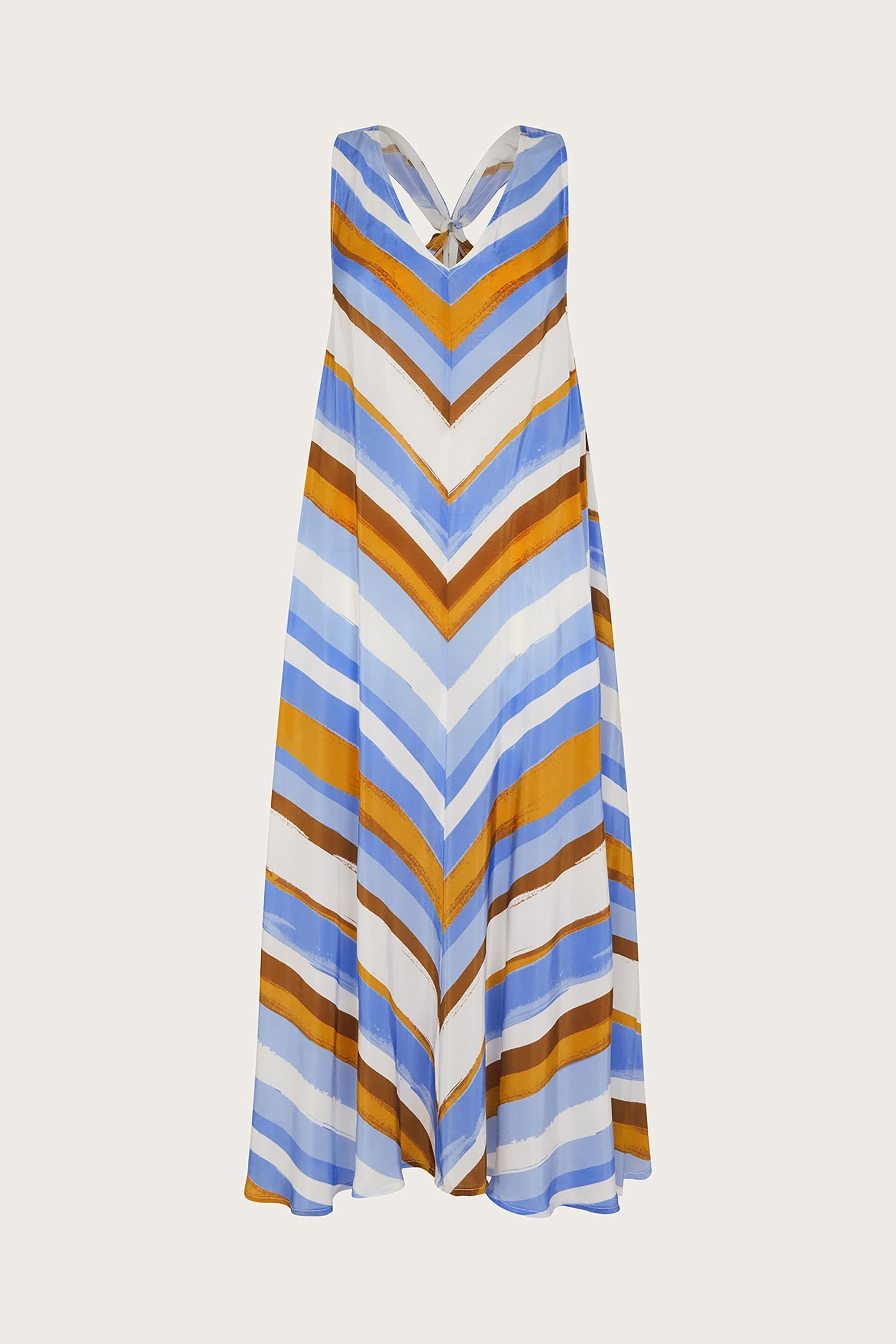 Monsoon Blue Byrdie Stripe Dress - Image 5 of 5