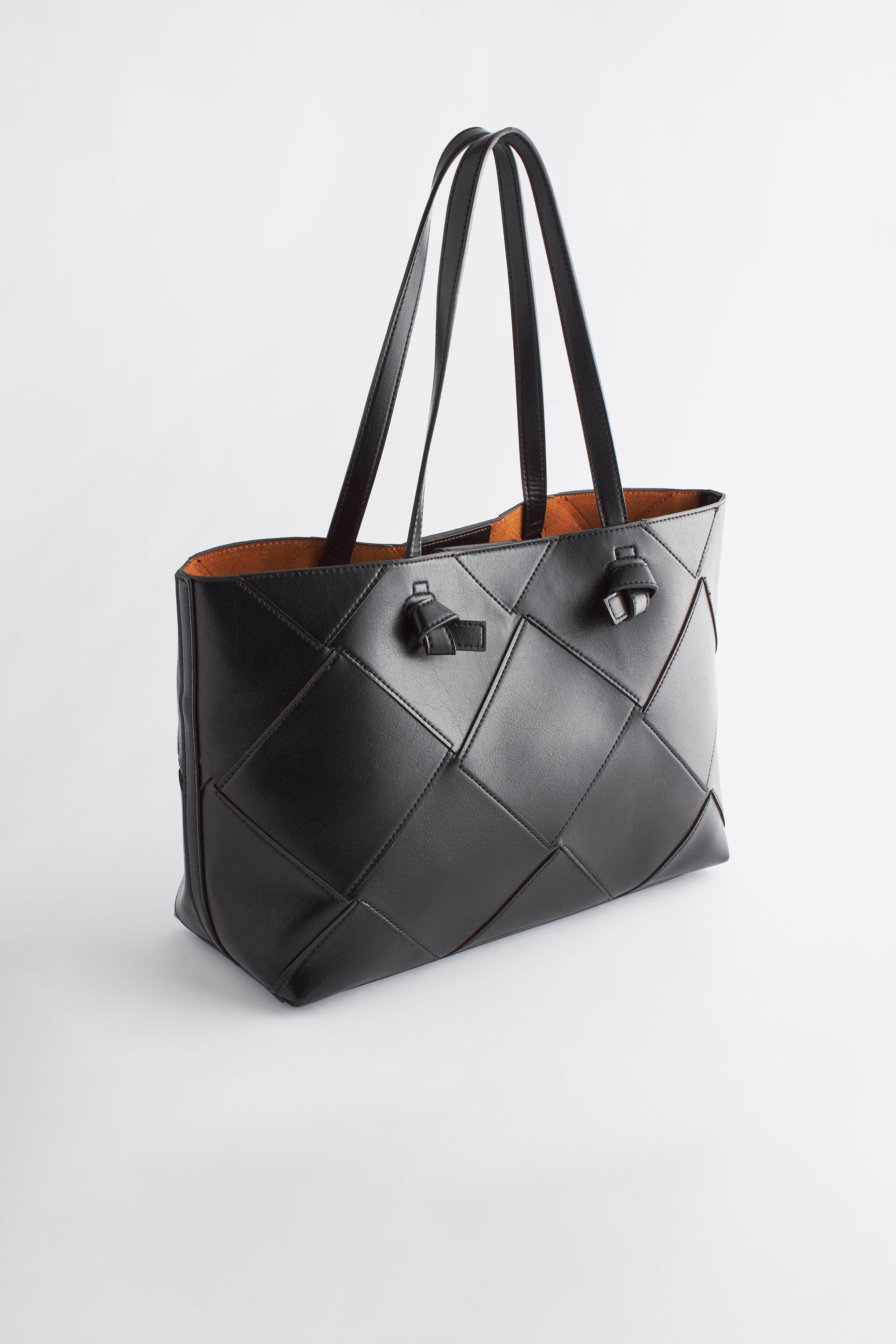 Buy Black Weave Tote Bag from Next Germany