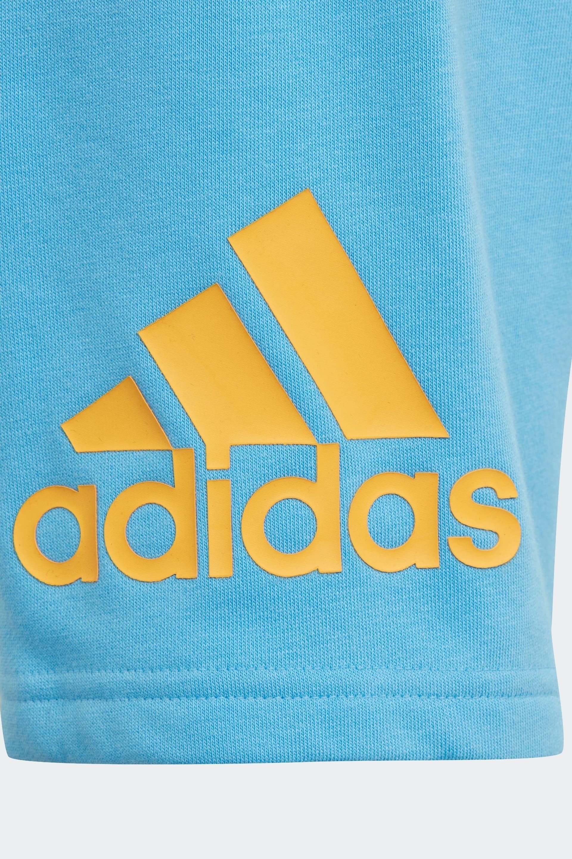 adidas Blue Sportswear T-Shirt and Shorts Set - Image 11 of 11