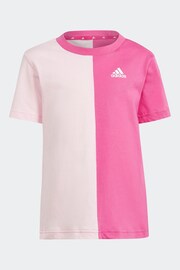 adidas Pink Sportswear T-Shirt and Shorts Set - Image 7 of 10