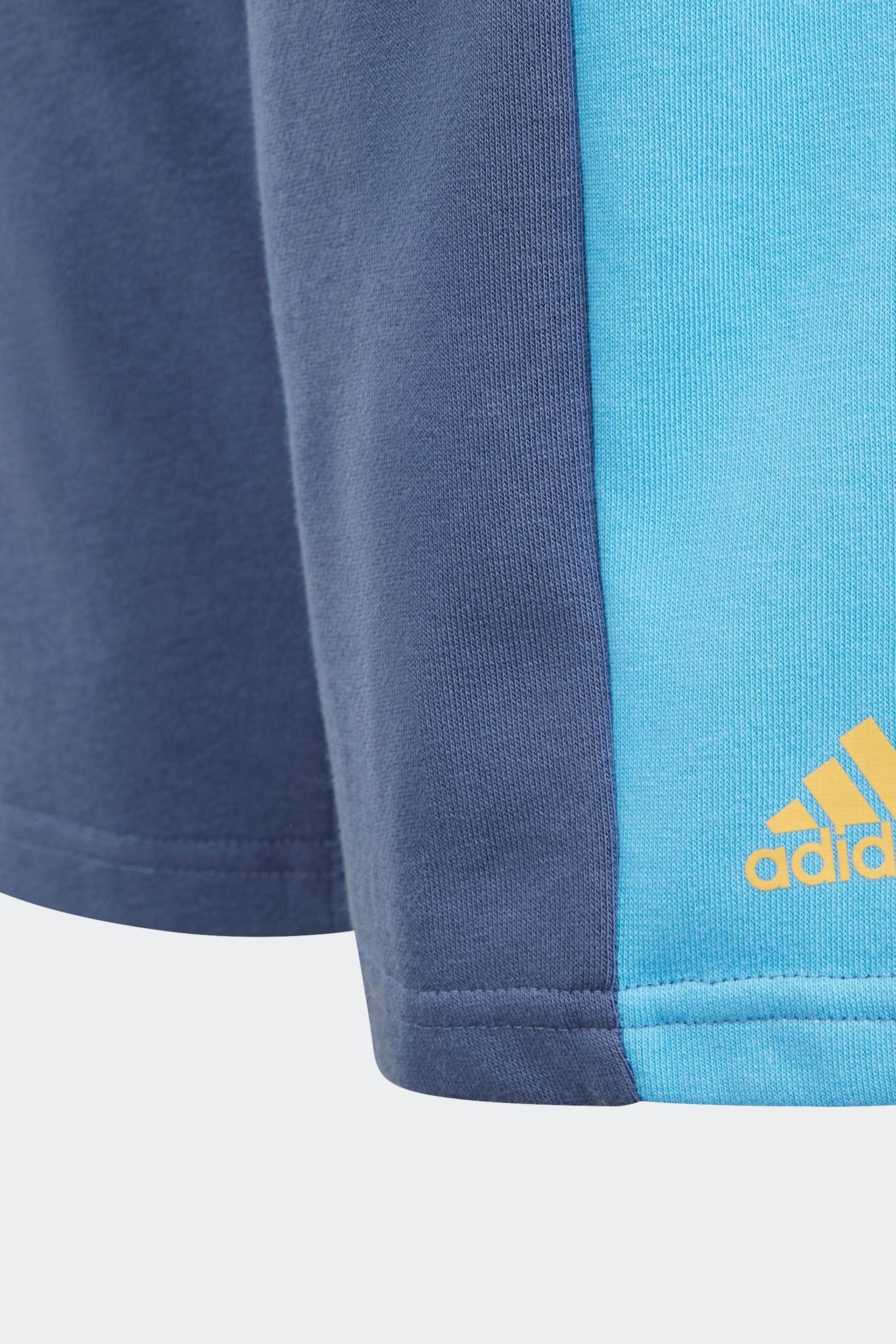 adidas Blue Kids Sportswear Essentials Colourblock T-Shirts Set - Image 5 of 6
