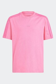 adidas Pink Kids Sportswear All Szn Washed T-Shirt - Image 1 of 5