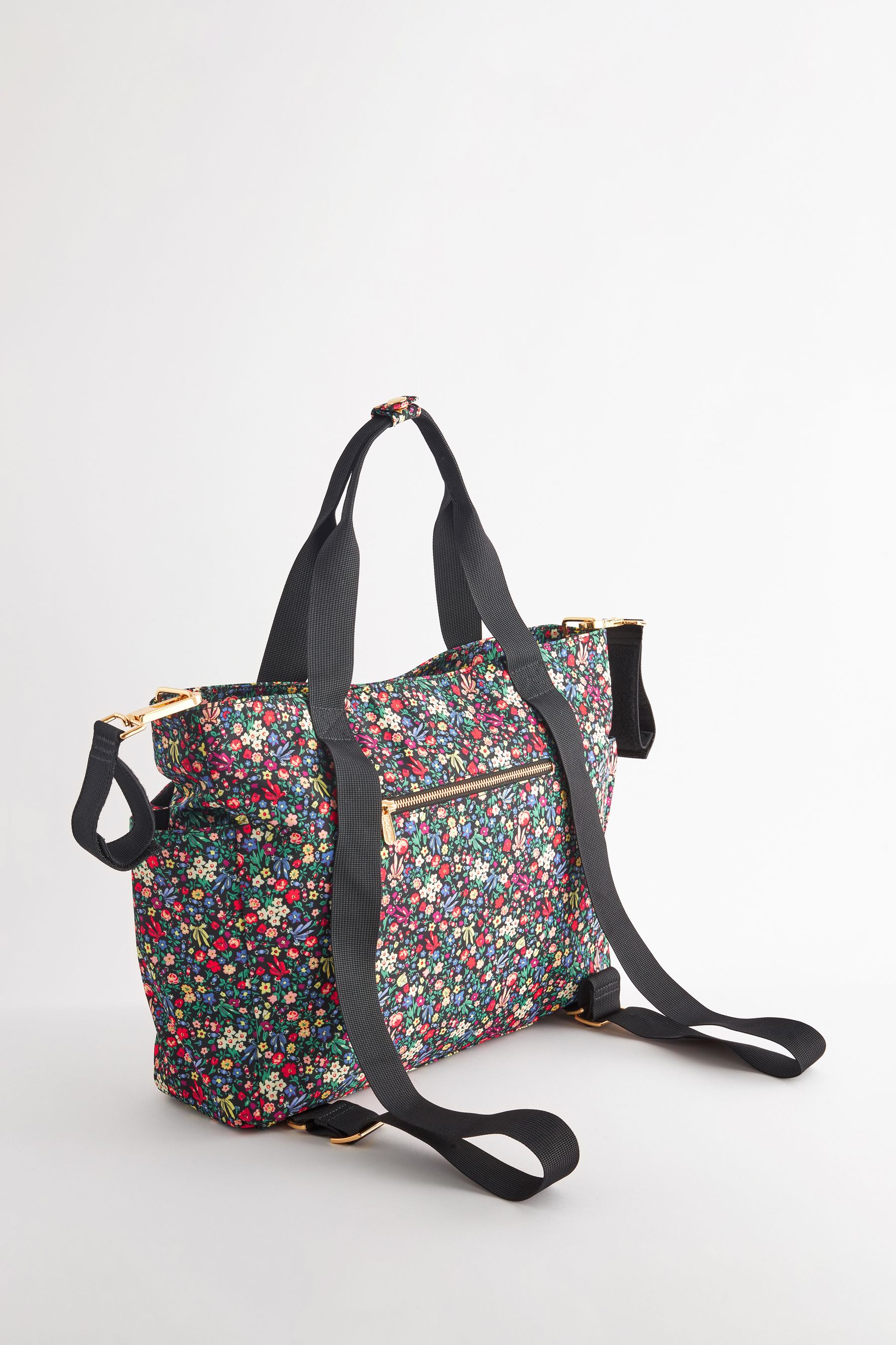 Cath Kidston Black Ditsy Floral Nappy Bag onesize Womens