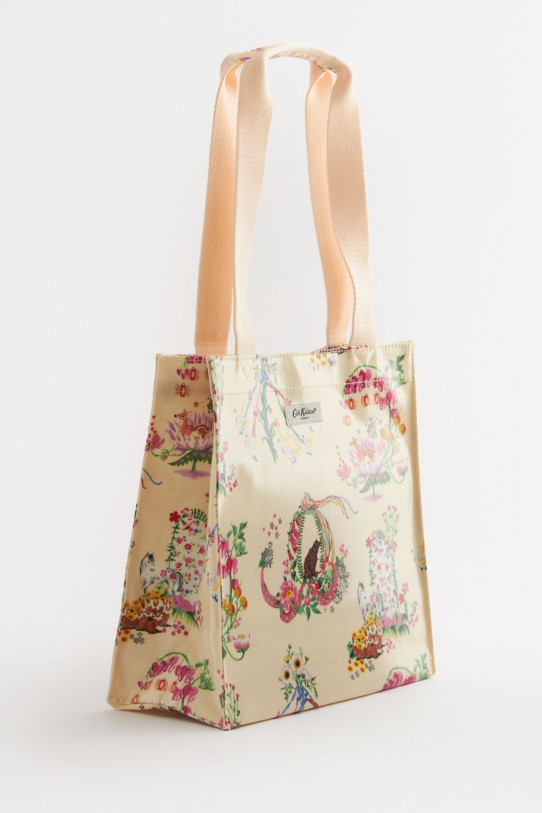 Buy Cath Kidston Ecru Parade Print Medium Book Bag from Next Luxembourg
