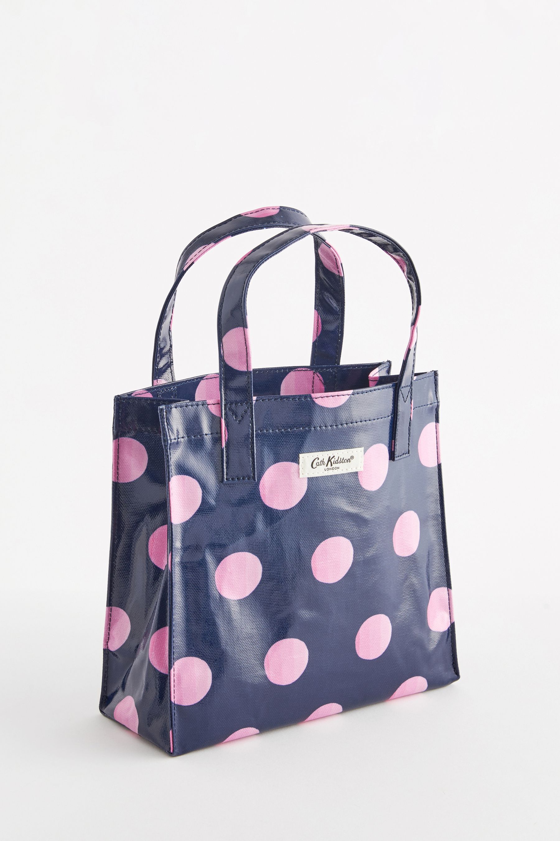 Buy Cath Kidston Navy Spot Small 100 Cotton Coated Bookbag from Next Singapore