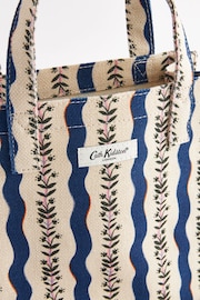 Cath Kidston Black & White Stripe Small Jute Book Bag - Image 7 of 10