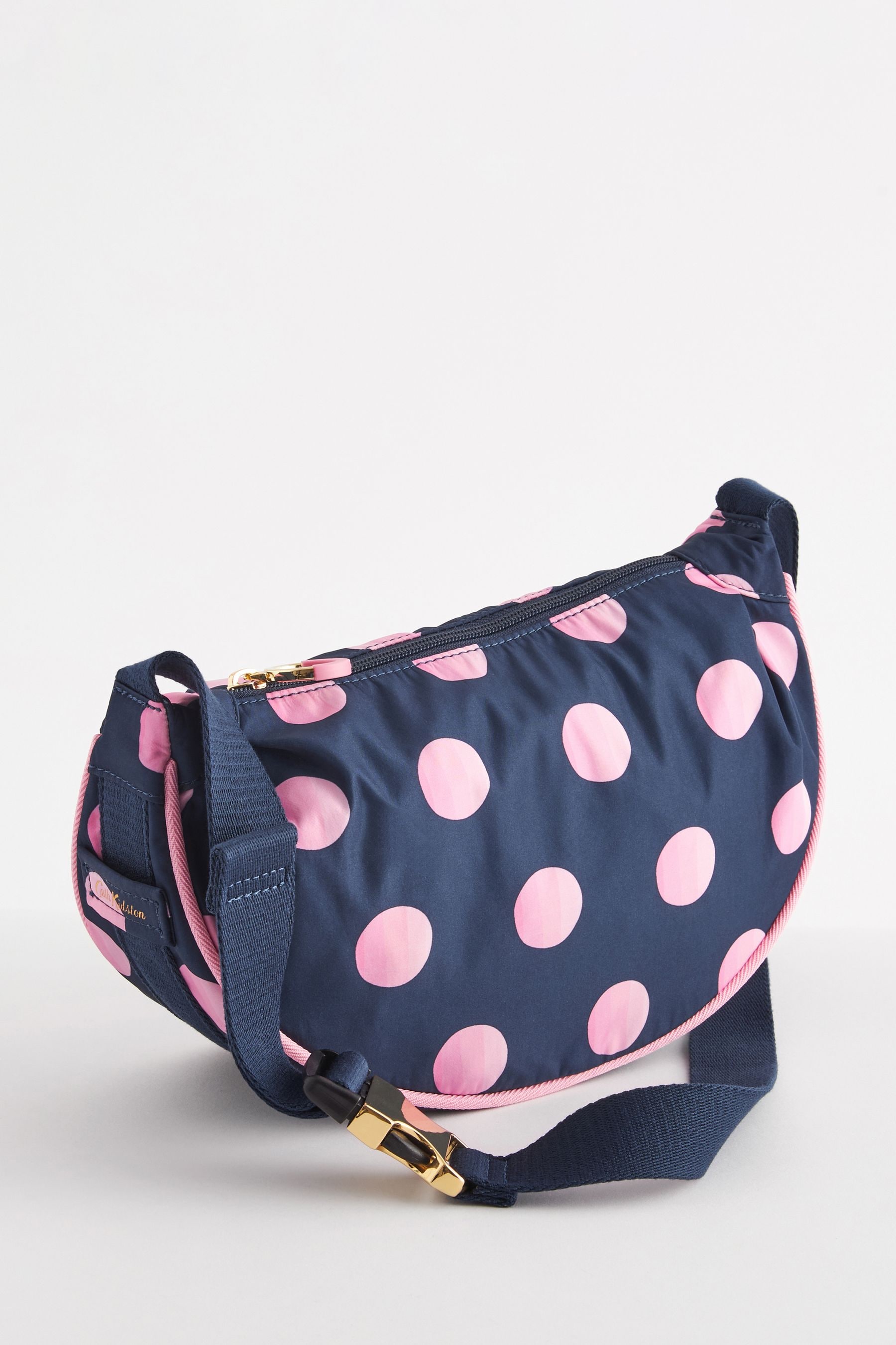 Buy Cath Kidston Navy Blue Spot Round Mini Shoulder Bag from Next Austria