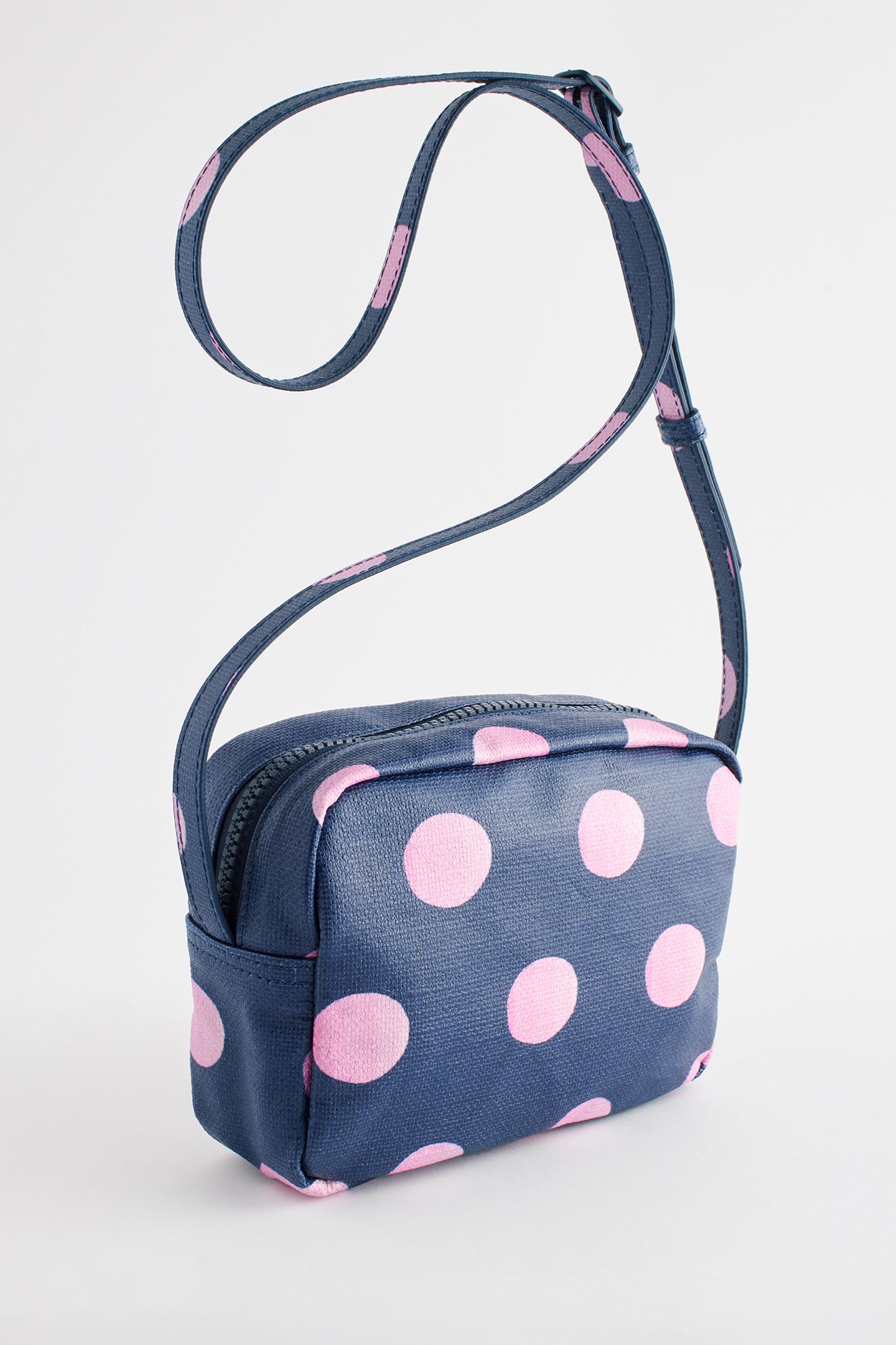 Buy Cath Kidston Navy Spot Utility Pocket Cross Body Camera Bag from the Next UK online shop