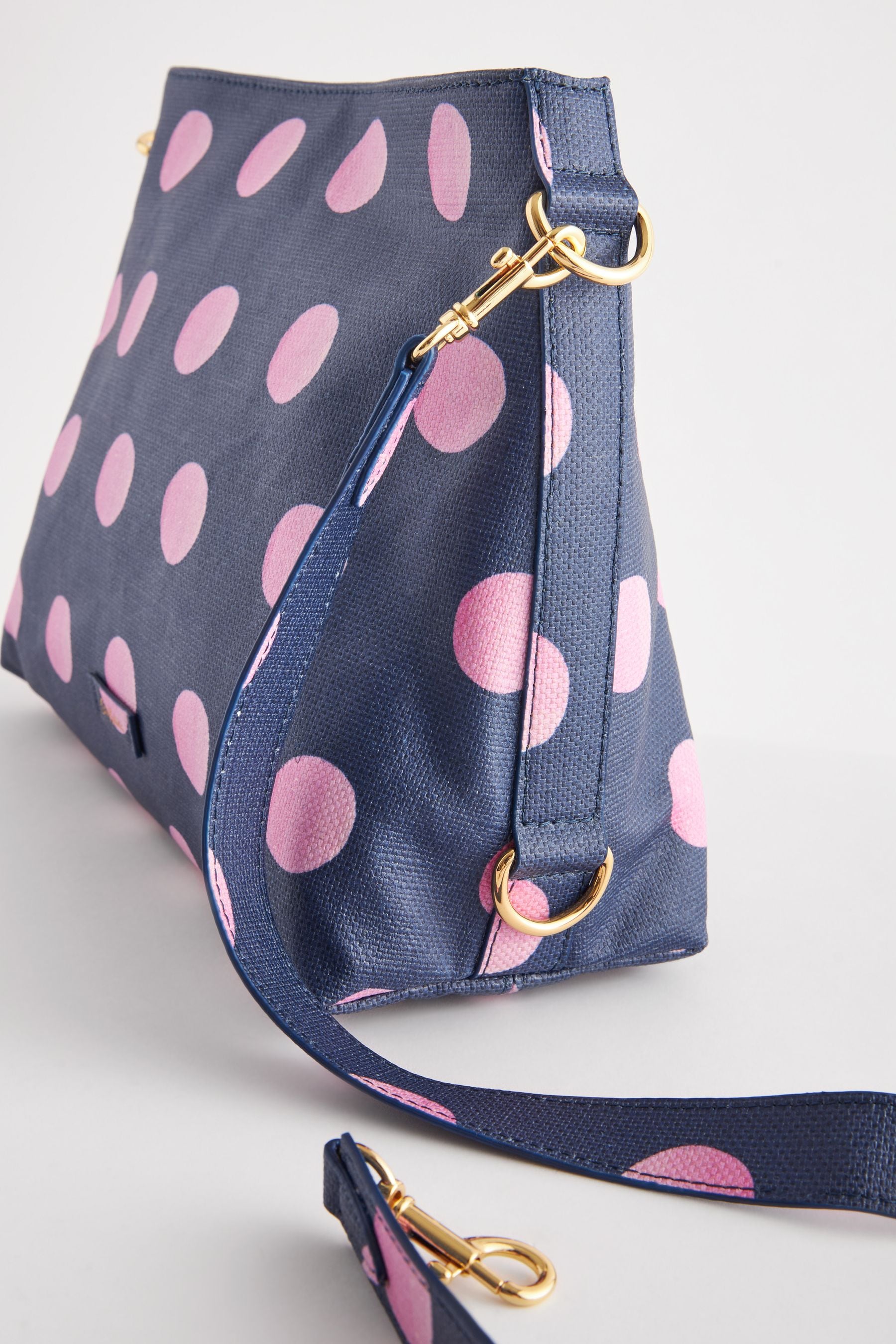 Cath kidston navy spot bag deals