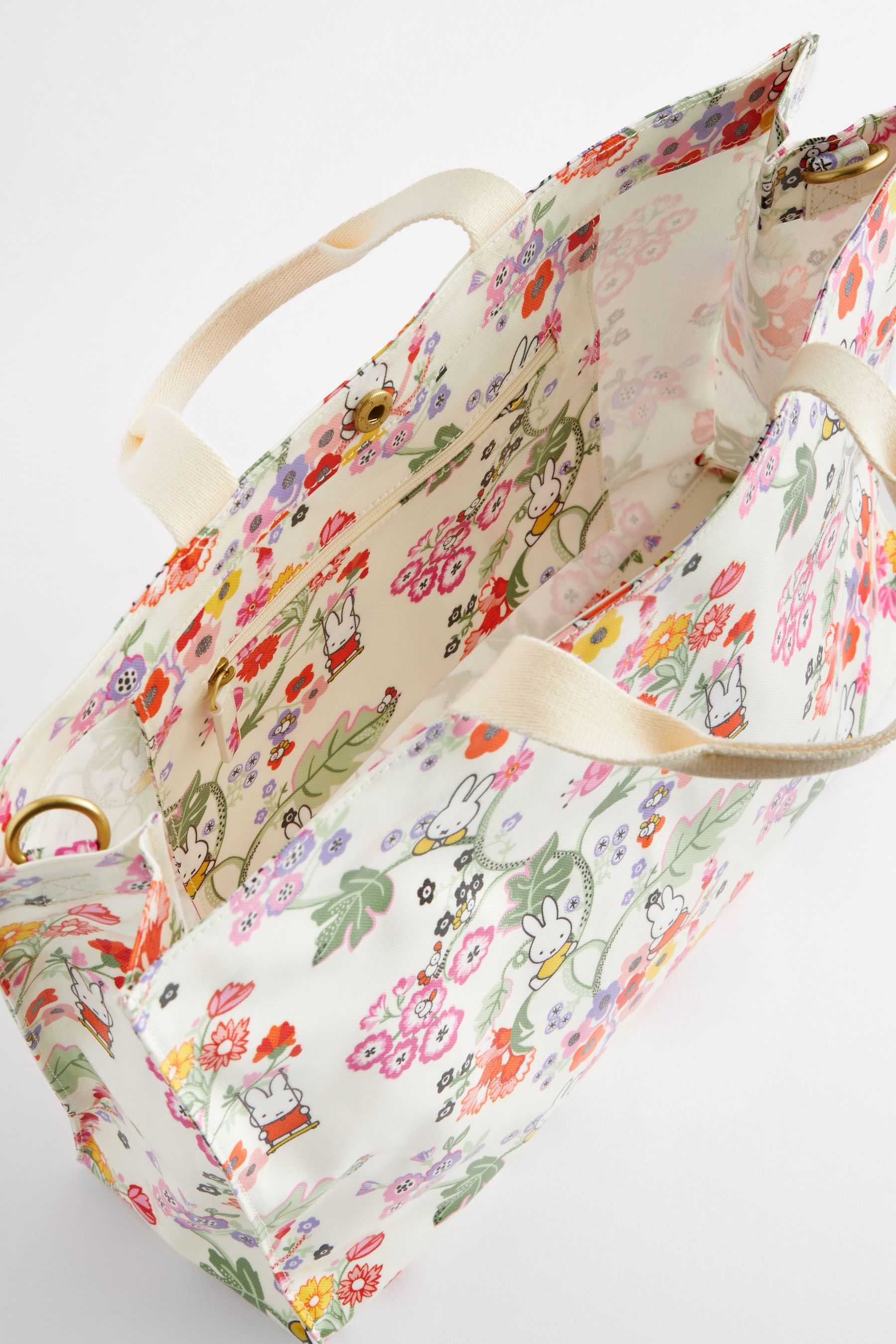 Buy Cath Kidston Botanical 100 Cotton Miffy Strappy Carryall Bag from Next Poland
