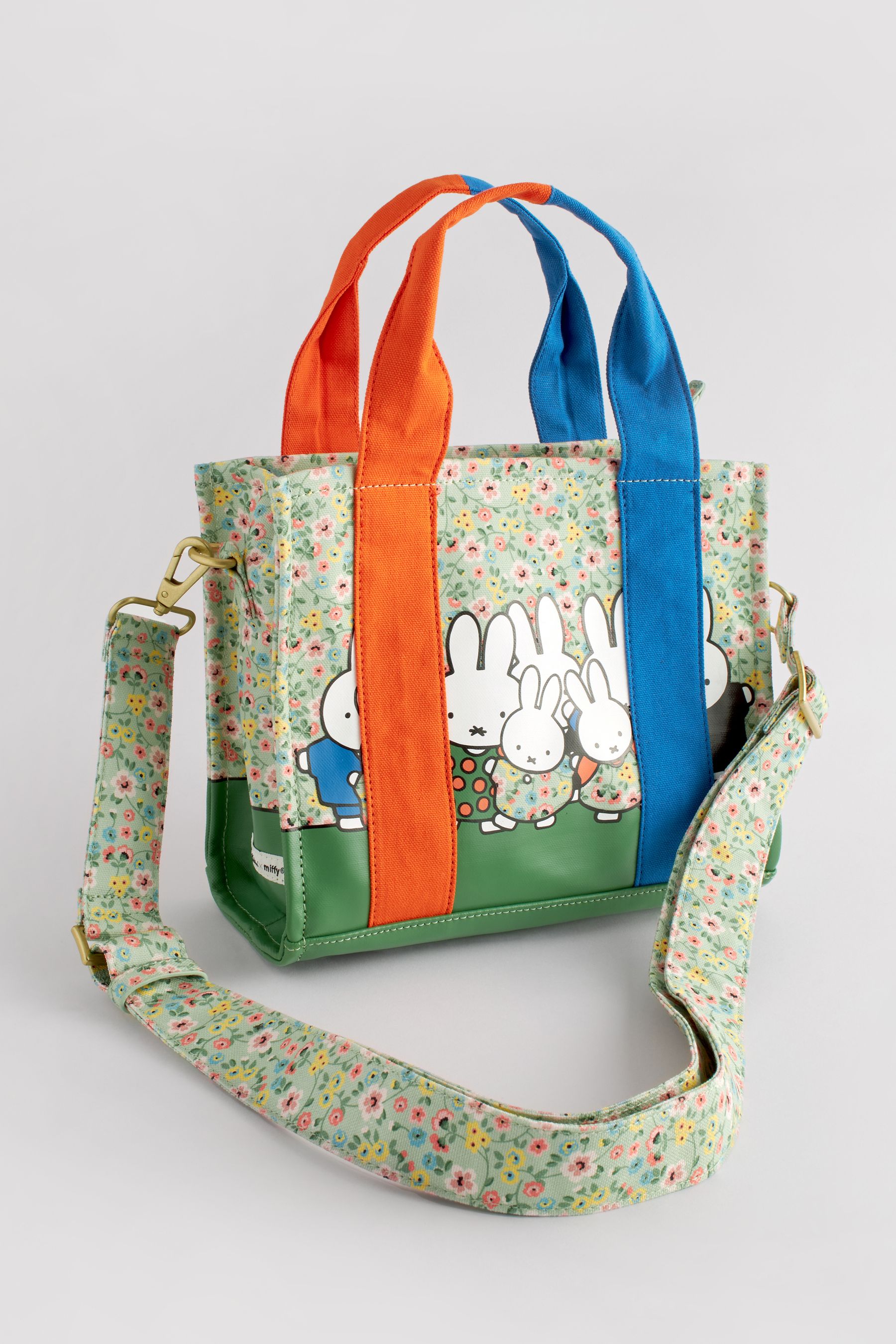 Blue cross tote bag on sale