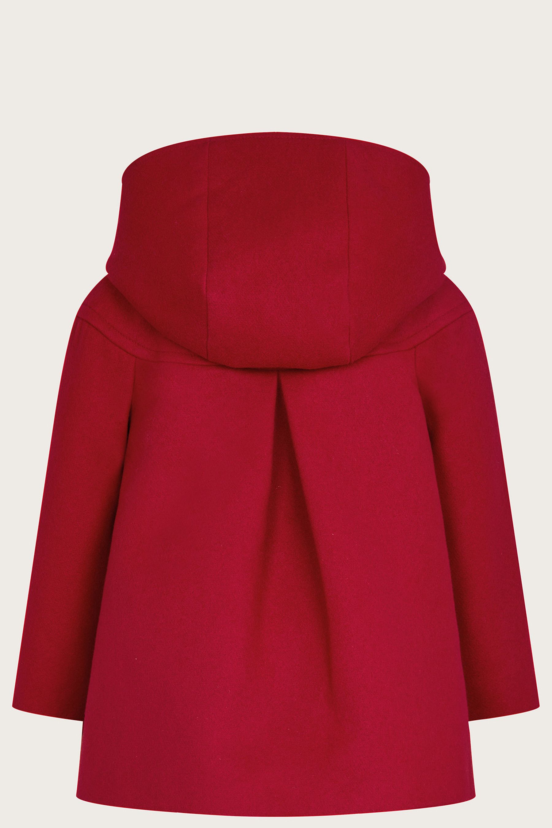 Monsoon red coat top
