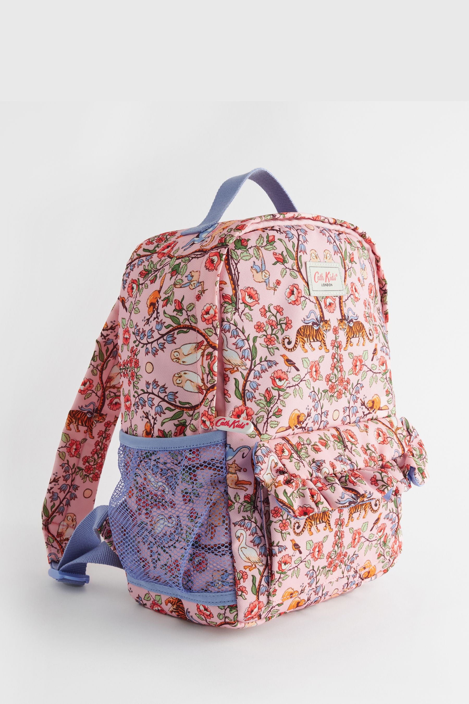 Buy Cath Kidston Pink Floral Print Kids Frill Backpack from Next Luxembourg