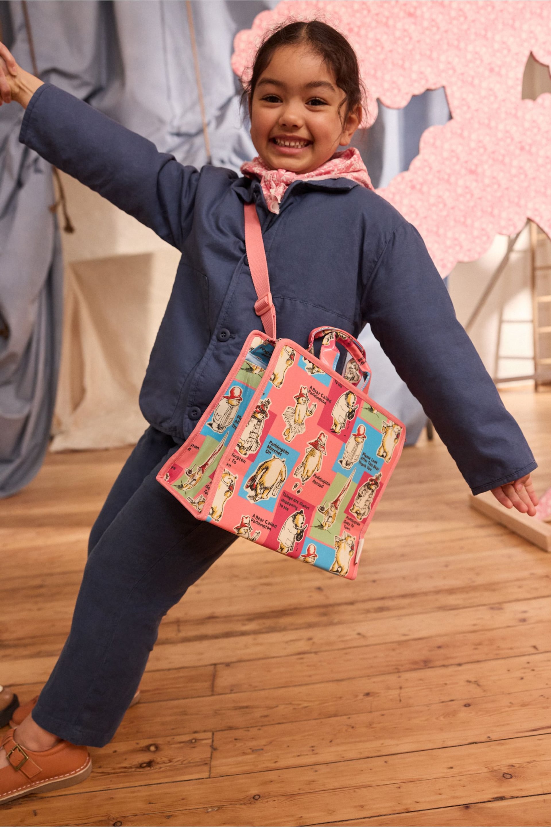 Cath Kidston Pink Paddington 2-In-1 Backpack - Image 2 of 14