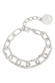 Bibi Bijoux Silver Tone 'Courage' Chunky Chain Bracelet - Image 2 of 2