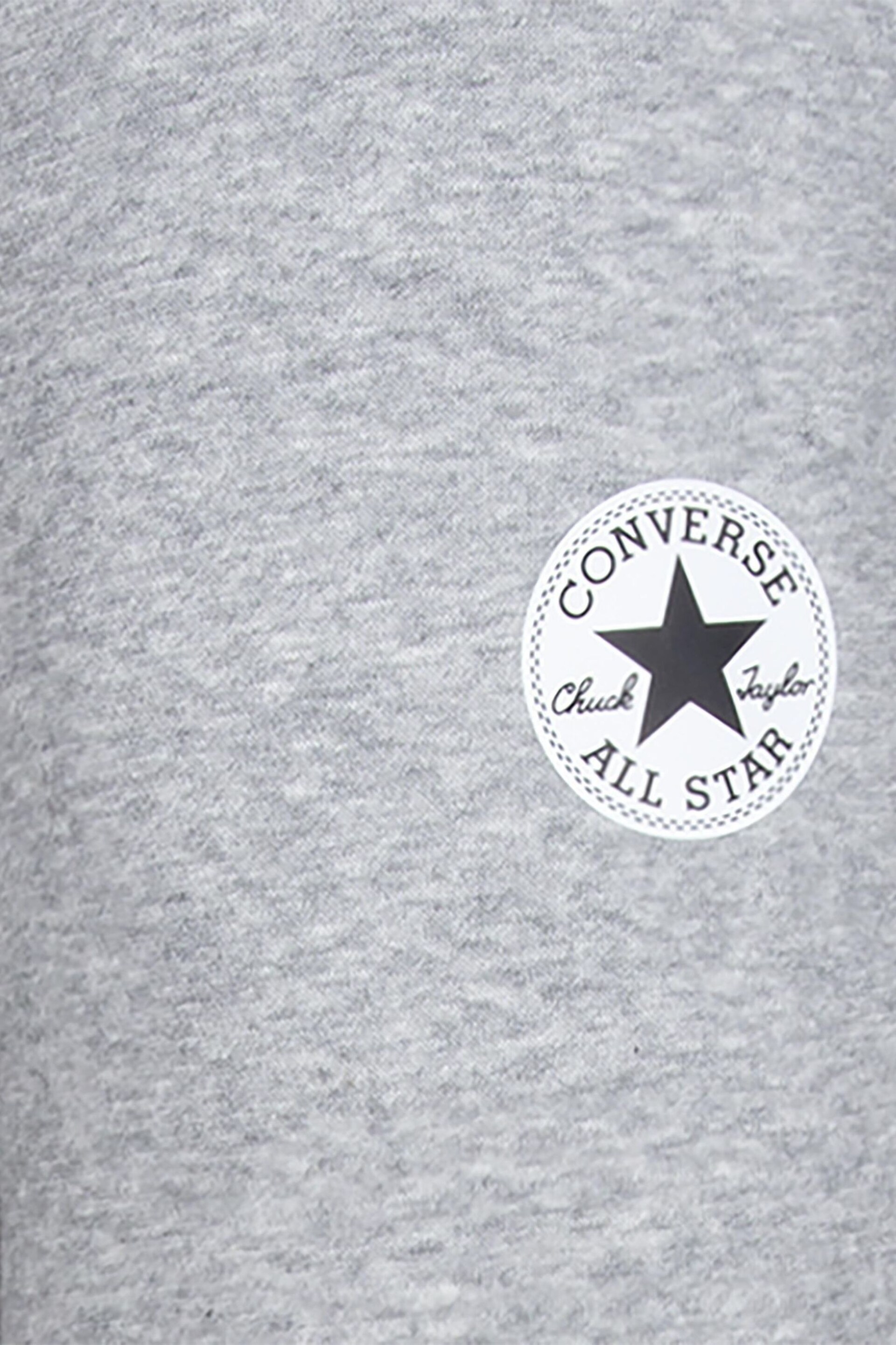 Converse Grey Signature Chuck Patch Joggers - Image 5 of 7