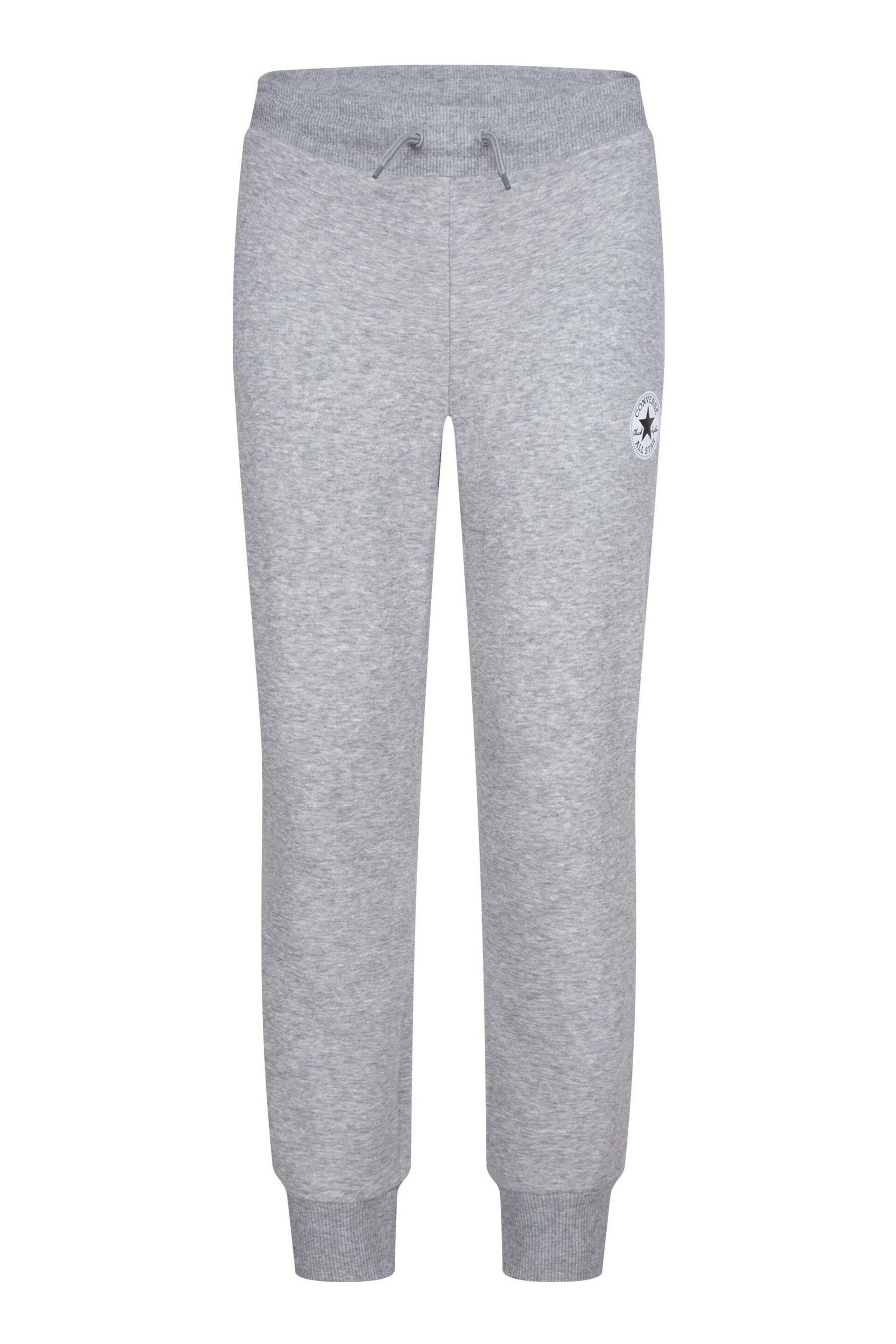 Converse Grey Signature Chuck Patch Joggers - Image 6 of 7