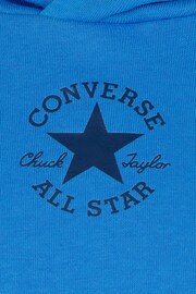 Converse Blue Sustainable Core Overhead Hoodie - Image 3 of 4