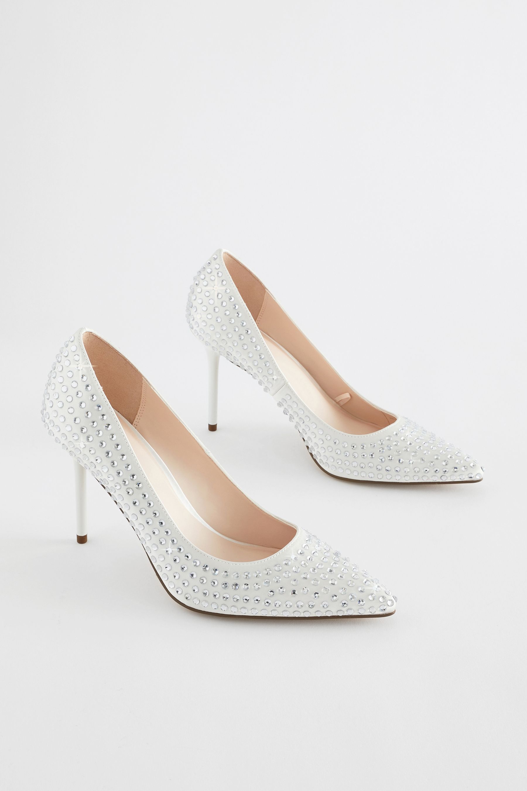 Buy Ivory Forever Comfort Wedding Jewel Court Bridal Shoes from Next Luxembourg