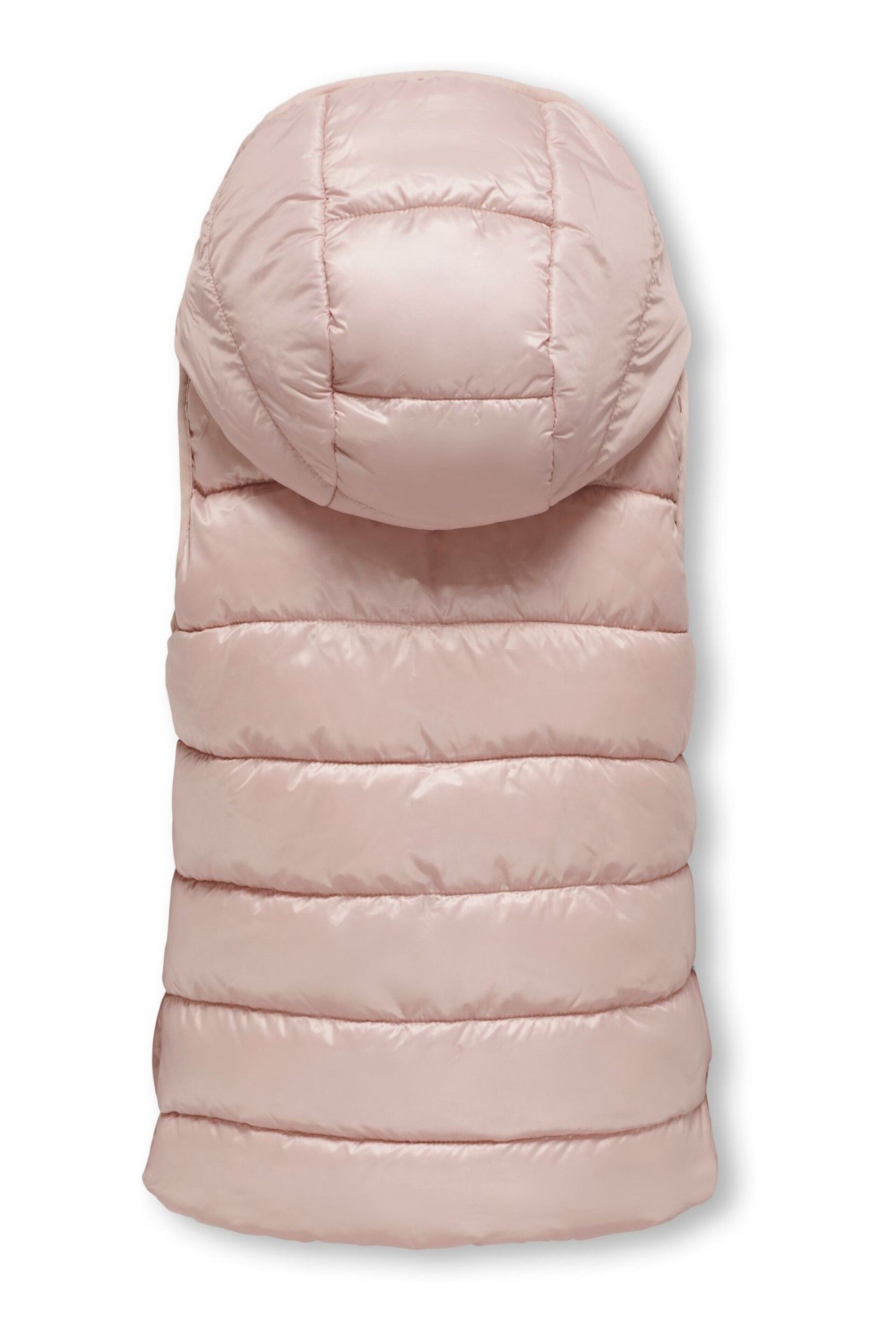 ONLY KIDS Zip Up Hooded Gilet - Image 2 of 2