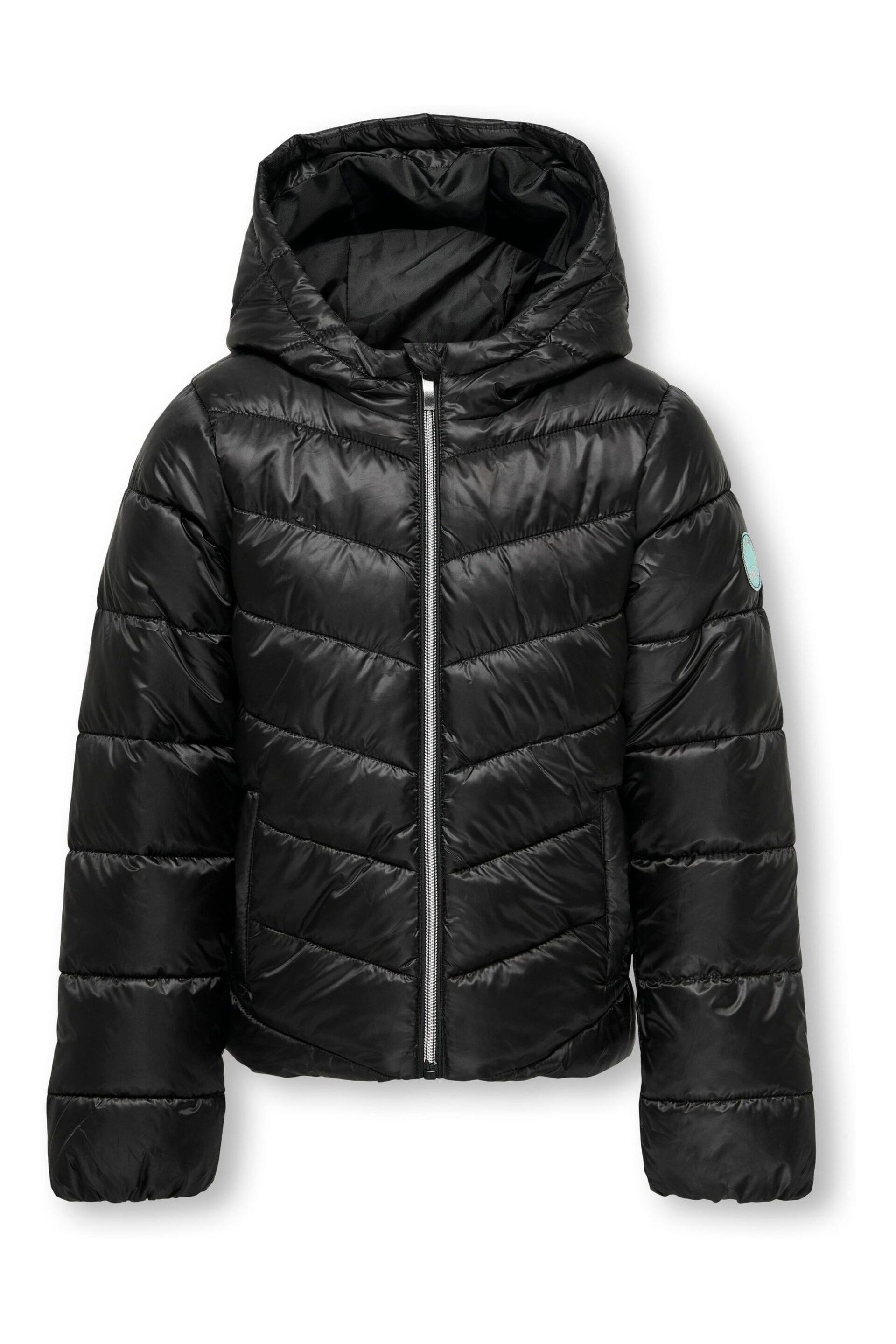 ONLY KIDS Zip Up Hooded Coat - Image 1 of 2