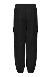 ONLY KIDS Parachute Cargo Black Trousers - Image 2 of 2