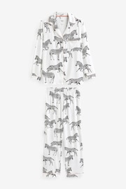 Chelsea Peers White Button Up Printed Pyjama Set - Image 6 of 8