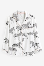 Chelsea Peers White Button Up Printed Pyjama Set - Image 7 of 8