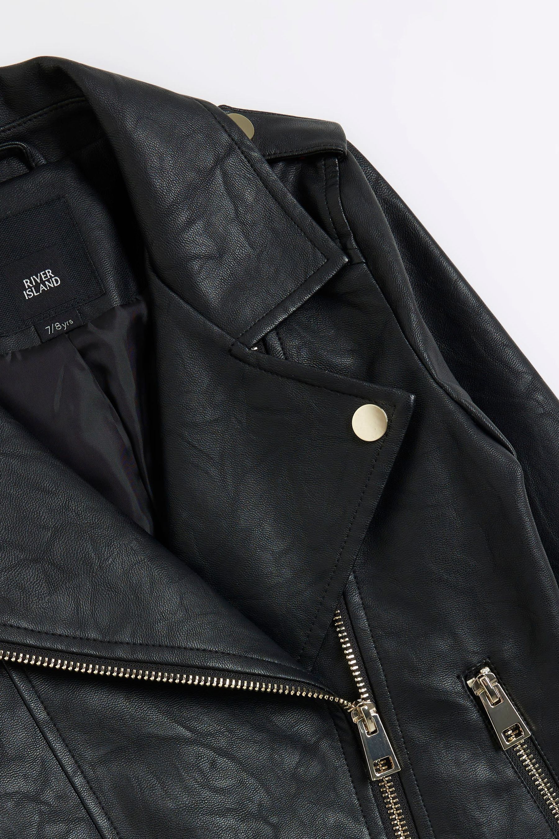 River island girls biker jacket best sale