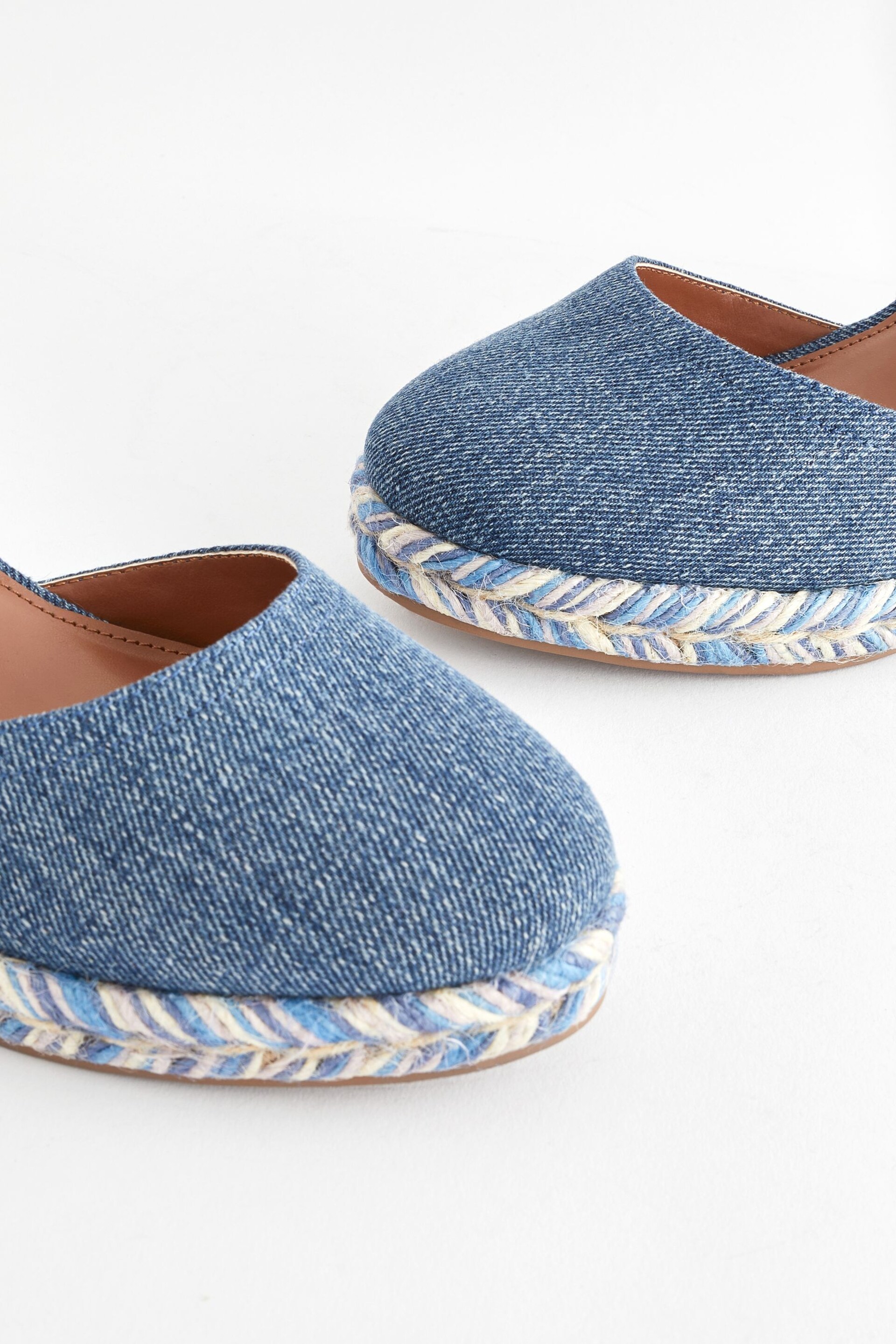 Blue Forever Comfort® Closed Toe High Wedges - Image 5 of 7