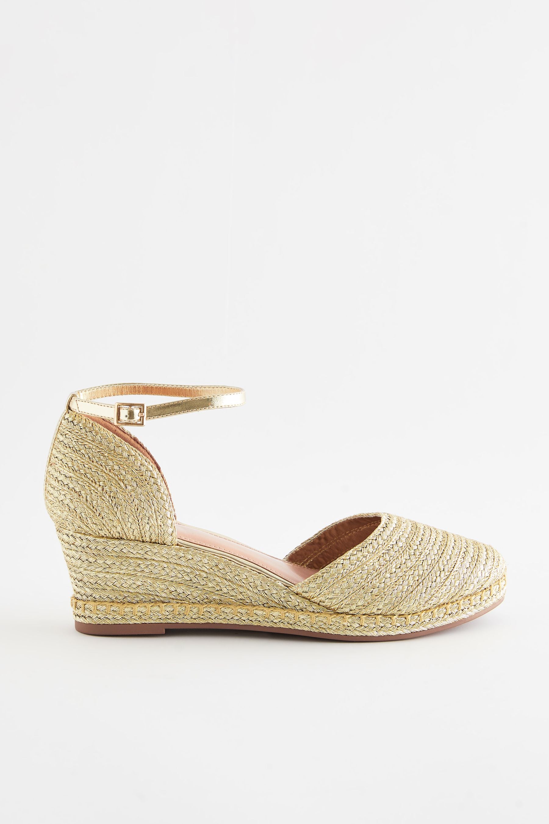 Buy Gold Standard Wide Fit Forever Comfort Closed Toe Wedges from the Next UK online shop