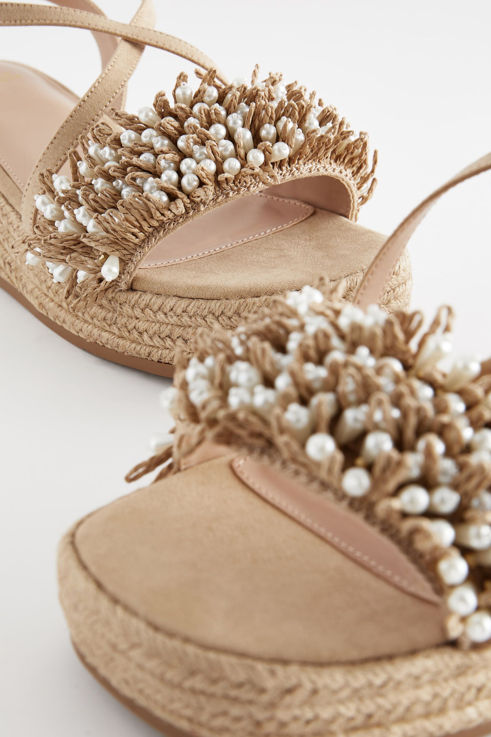 Neutral Forever Comfort® Espadrille Flatform Sandals - Image 3 of 6